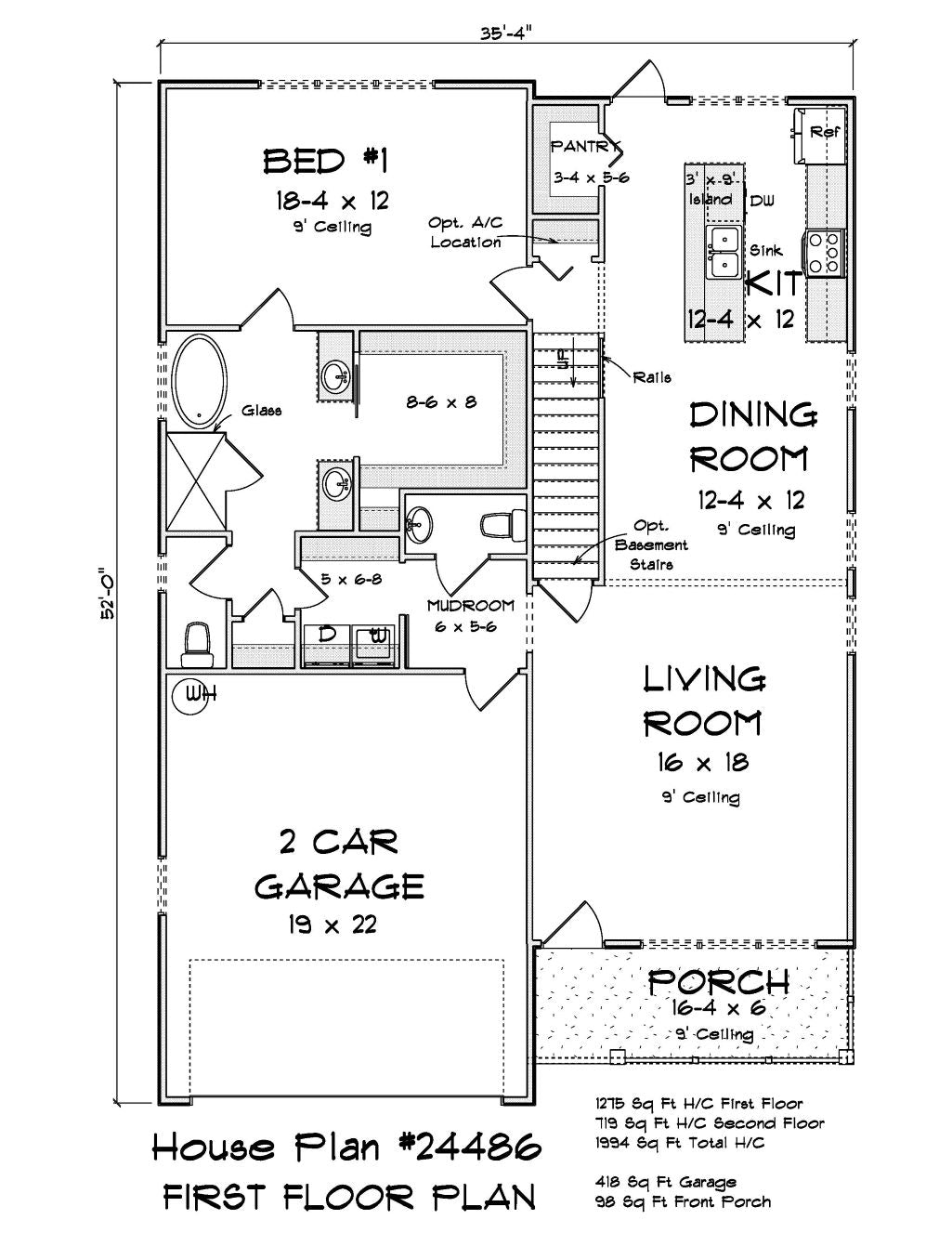 1st floor plan