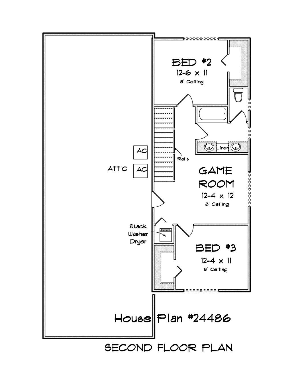 second floor plan