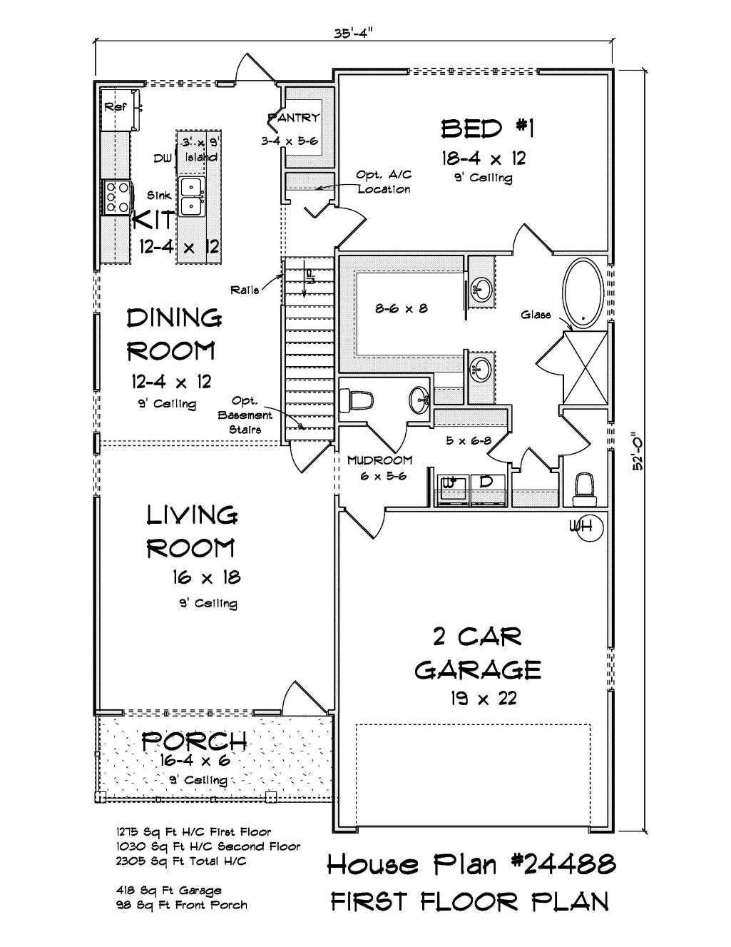 1st floor plan