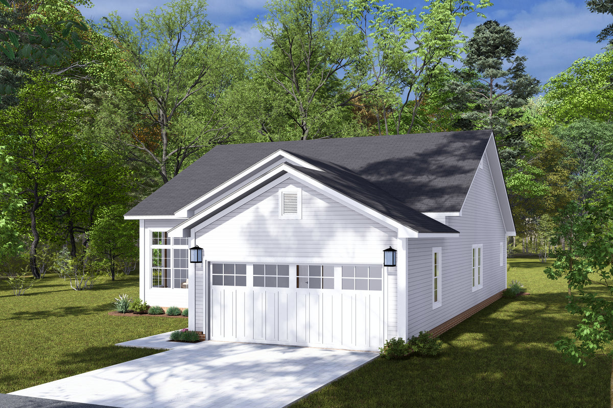 1,388 sq ft Home with 3 Bedrooms, 2 Baths, Front Porch