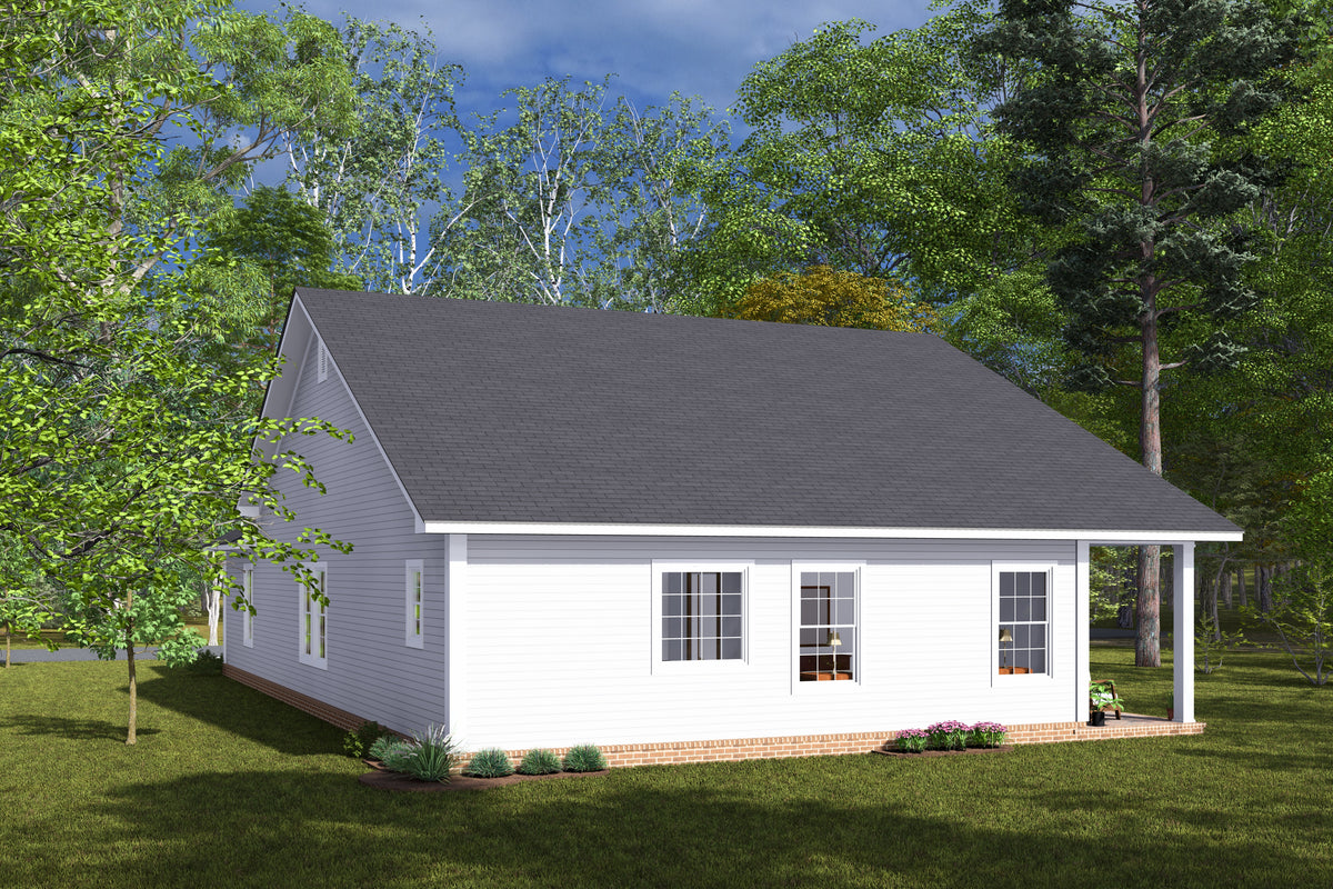 1,388 sq ft Home with 3 Bedrooms, 2 Baths, Front Porch