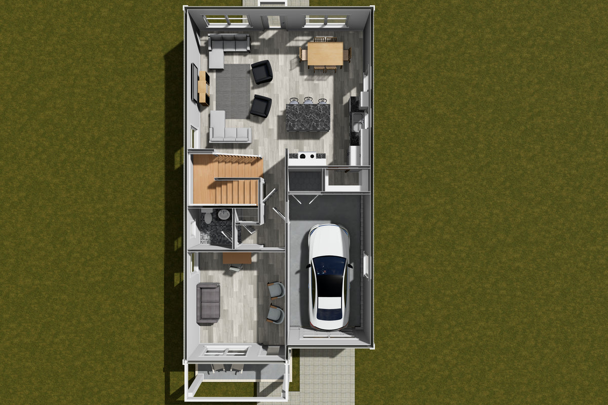 Stylish 1,958 Sq Ft Two-Story Home with Media Room