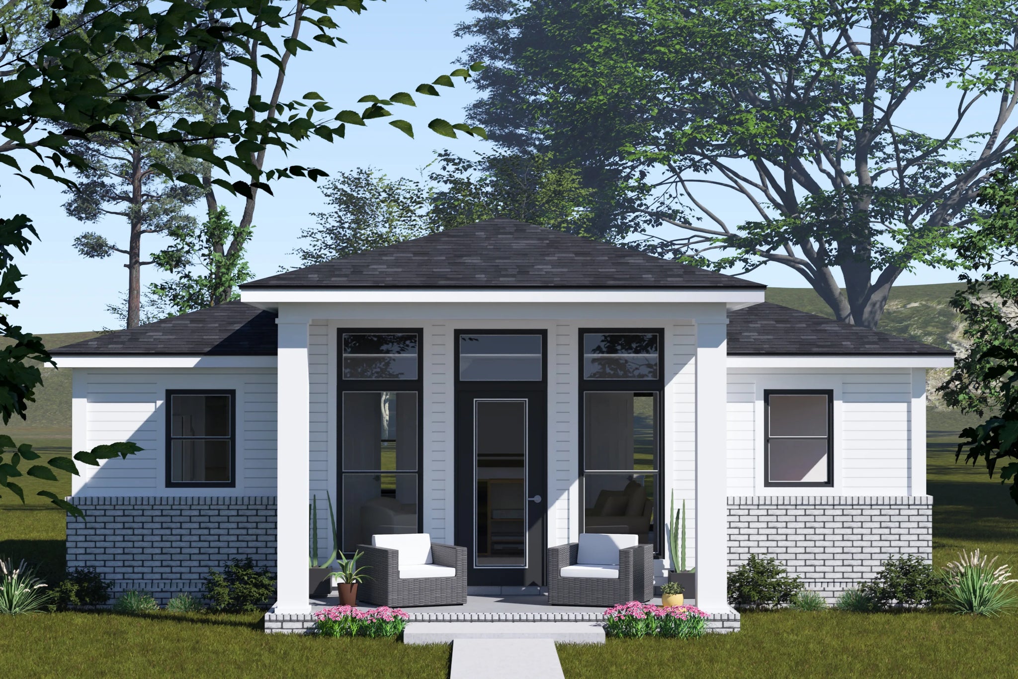 Cozy Two Bedroom Cottage With Functional Open Layout cozy-two-bedroom-cottage-with-functional-open-layout