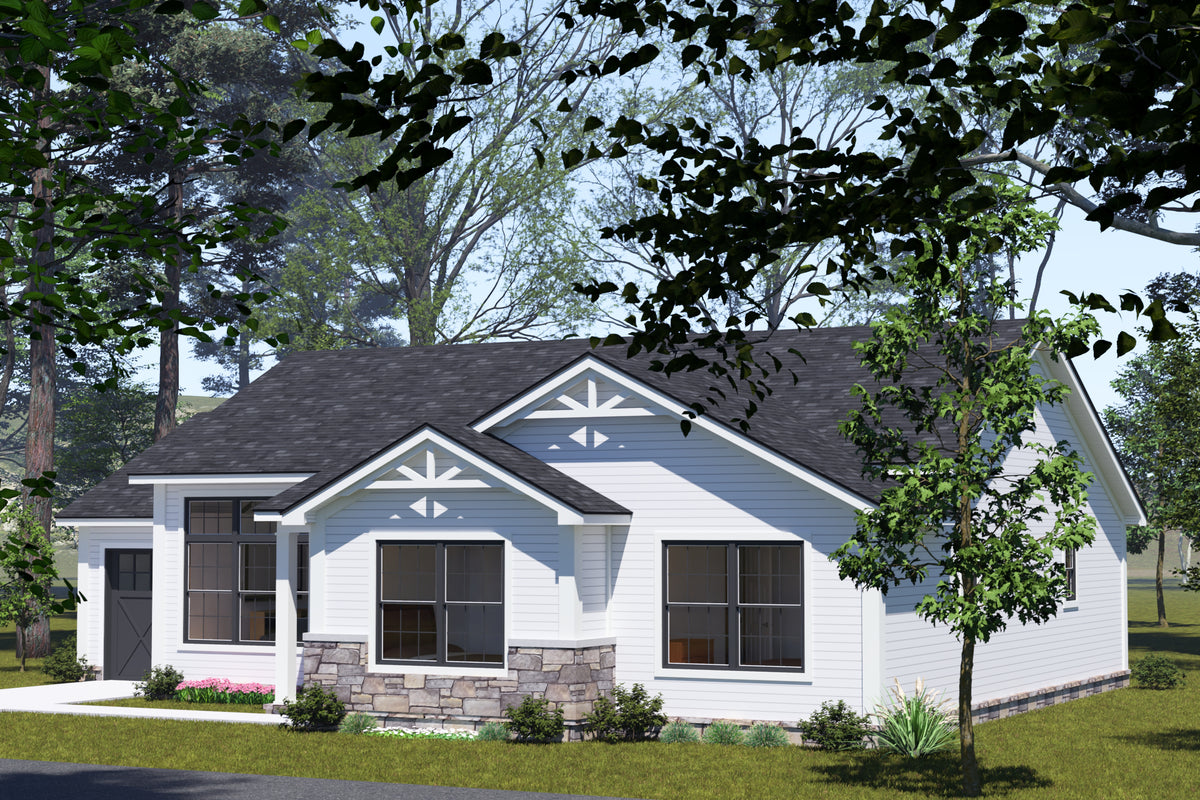 J7198-E House Plan Exterior-1