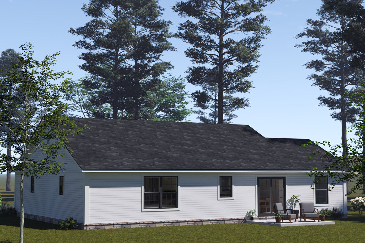 J7198-E House Plan Exterior-2