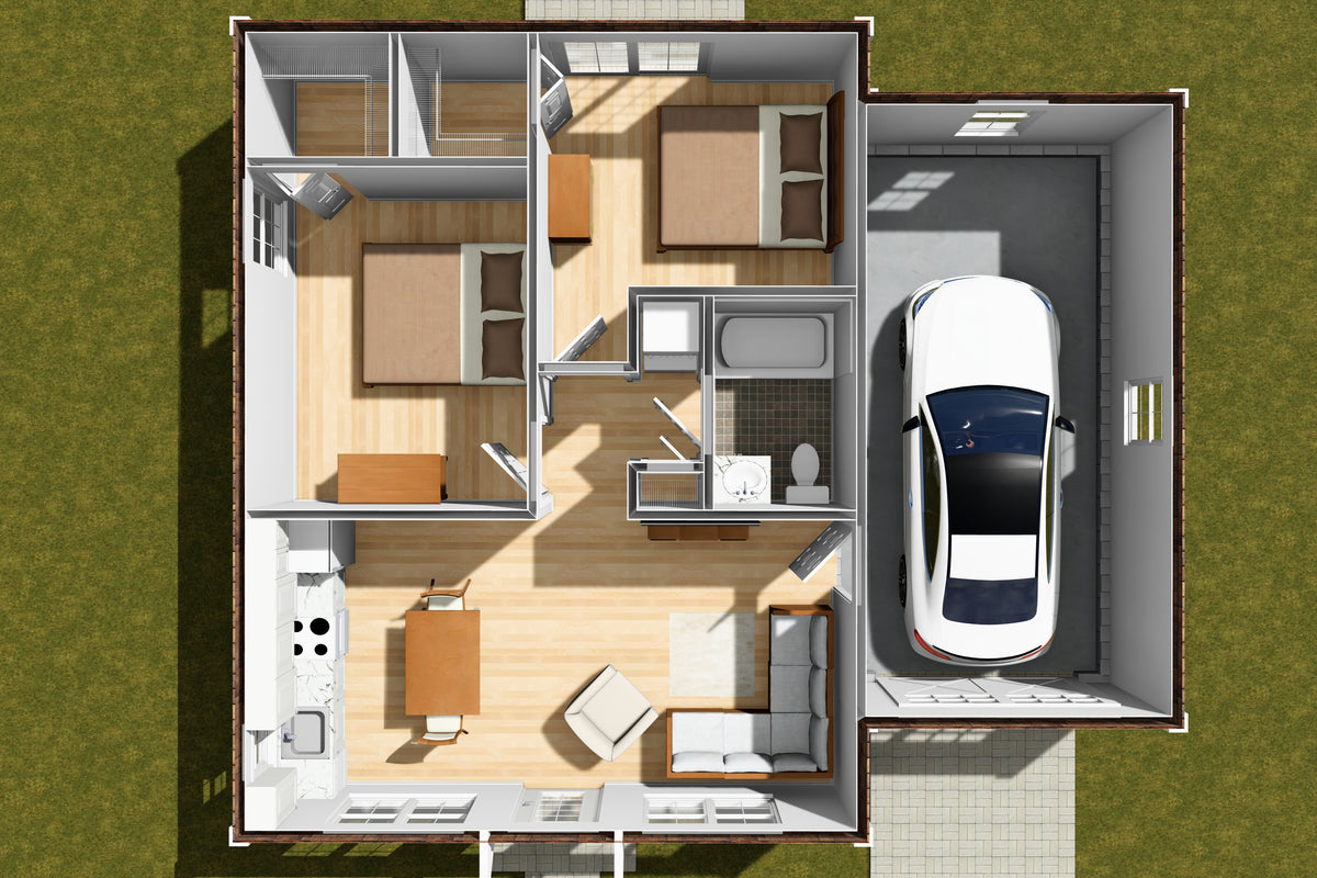 J7200-E House Plan Floor3D