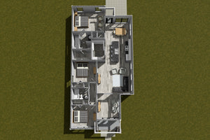 J7210-E 3D House Plan 