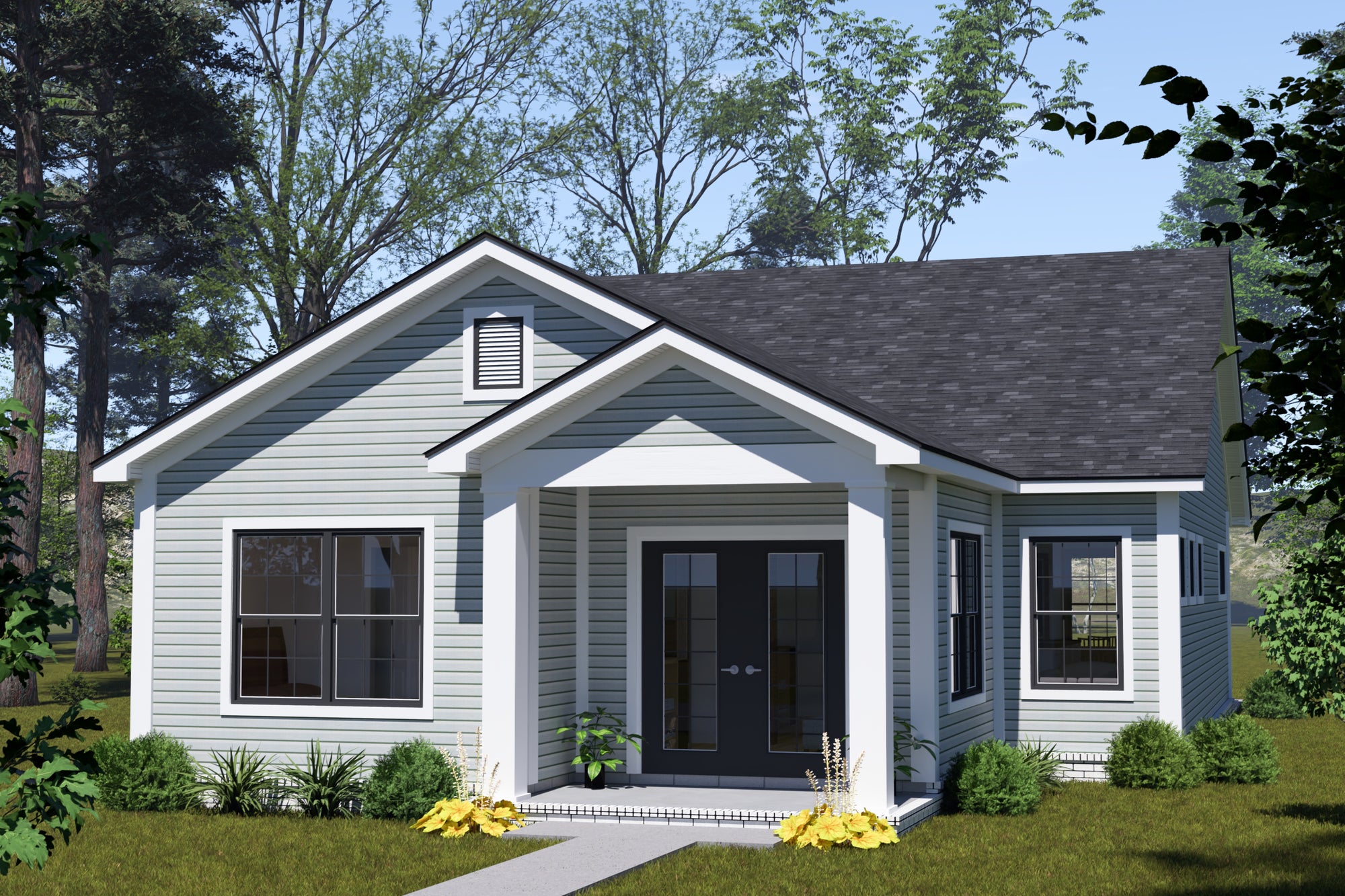 J7211-E House Plan Cottage