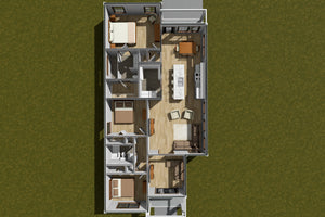 J7211-E 3D House Plan