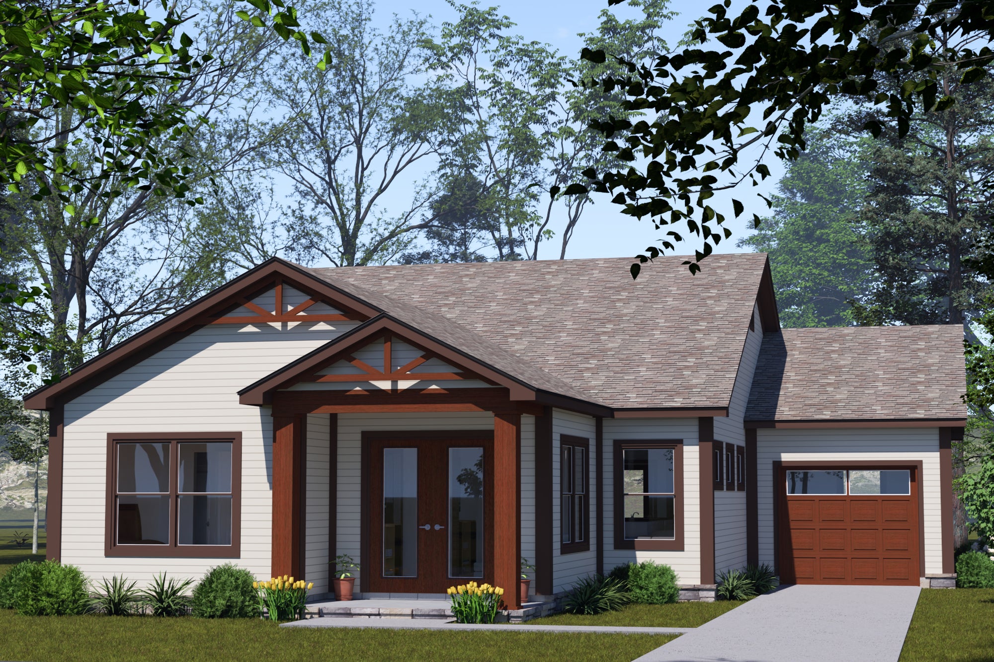 J7212-E House Plan Cottage