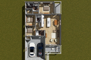 J7214-E 3D House Plan