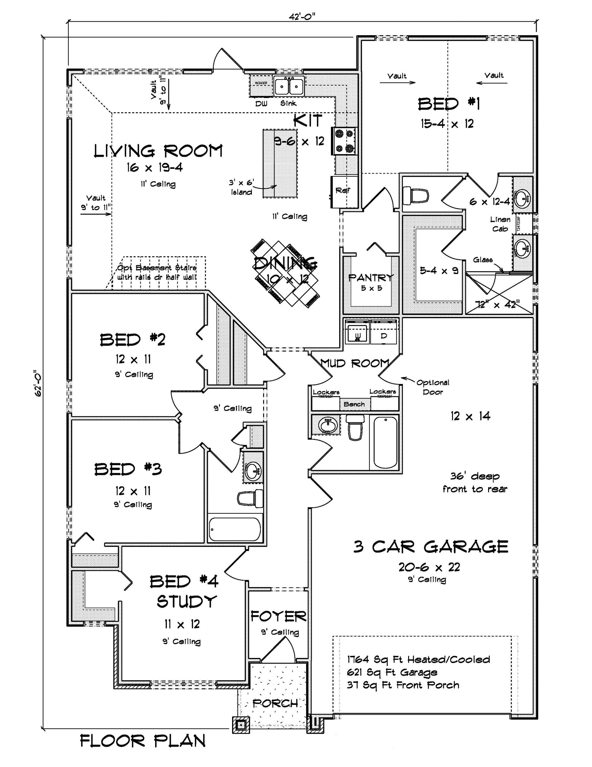 J7215-E House Plan Traditional