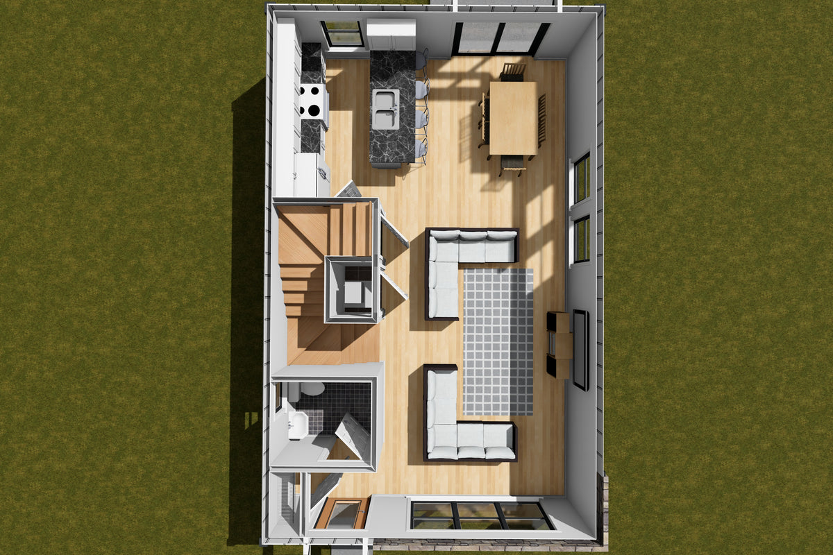 J7224-E House 3D First Floor