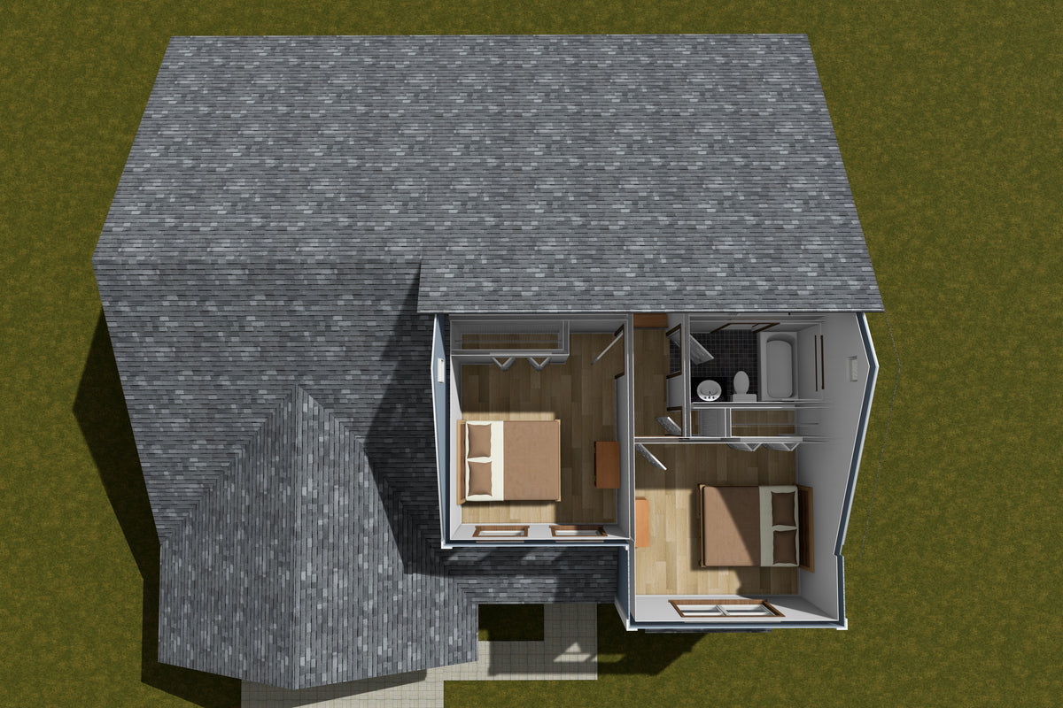 J7226-E House 3D Second Floor