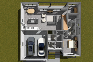 J7228-E House 3D First Floor