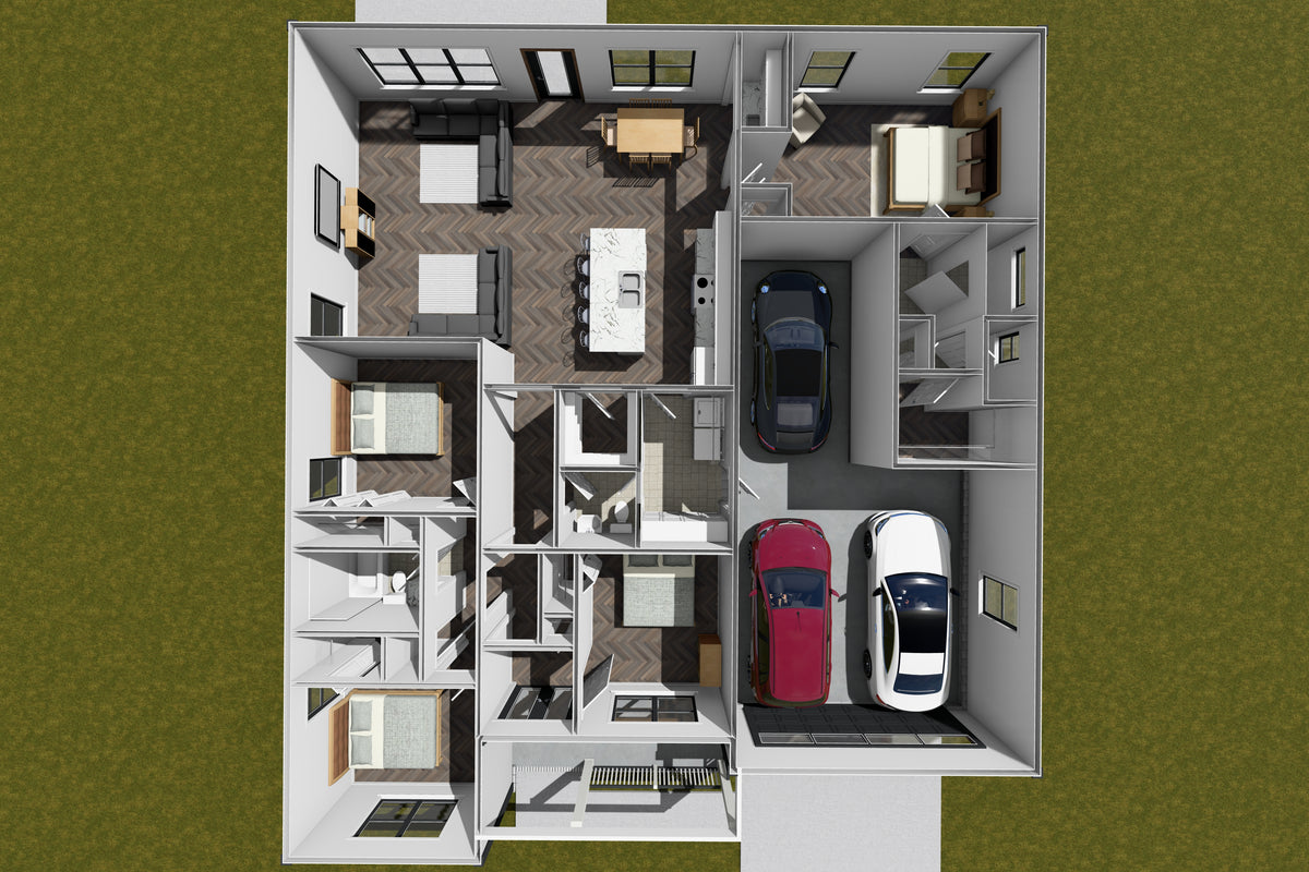 J7230-E House 3D First Floor