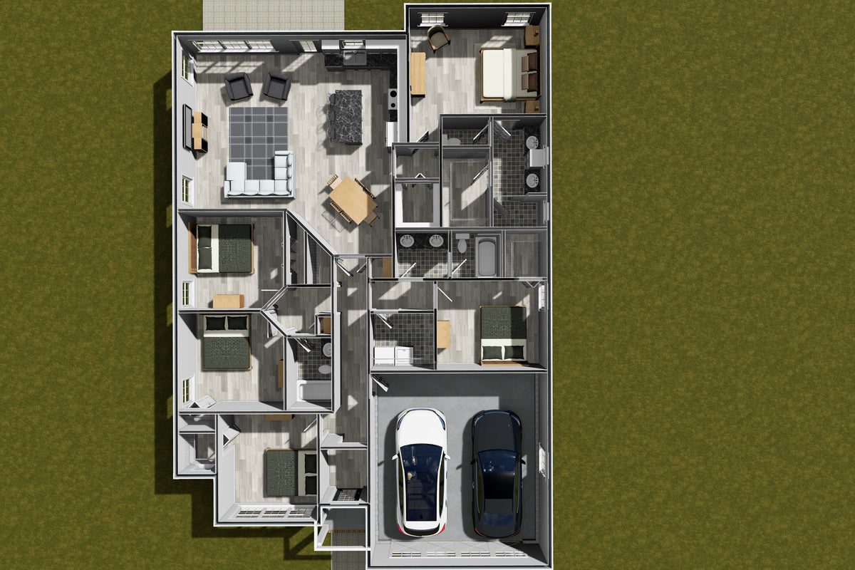 J7231-E House 3D First Floor