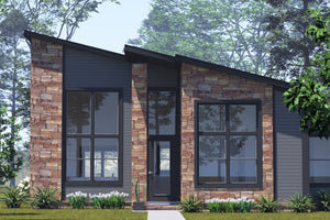 J7232-E House Plan Modern Contemporary