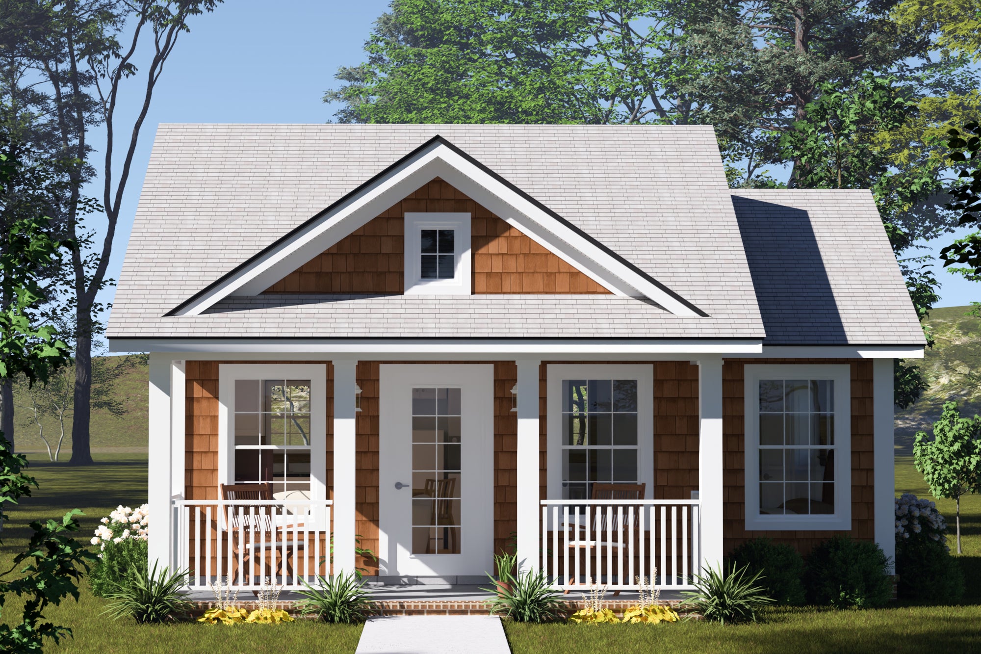 J7245-E House Plan Cottage