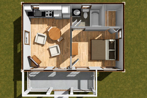 J7245-E House 3D First Floor