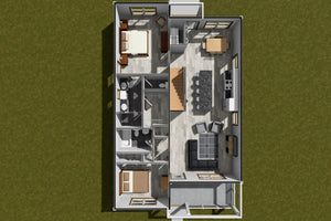 J7246-E House 3D First Floor 