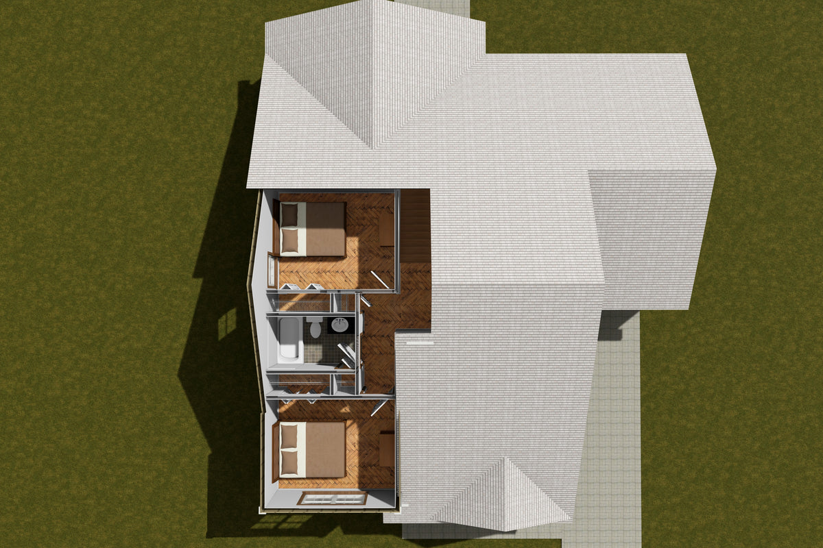 J7250-E Ironwood House 3D Second Floor