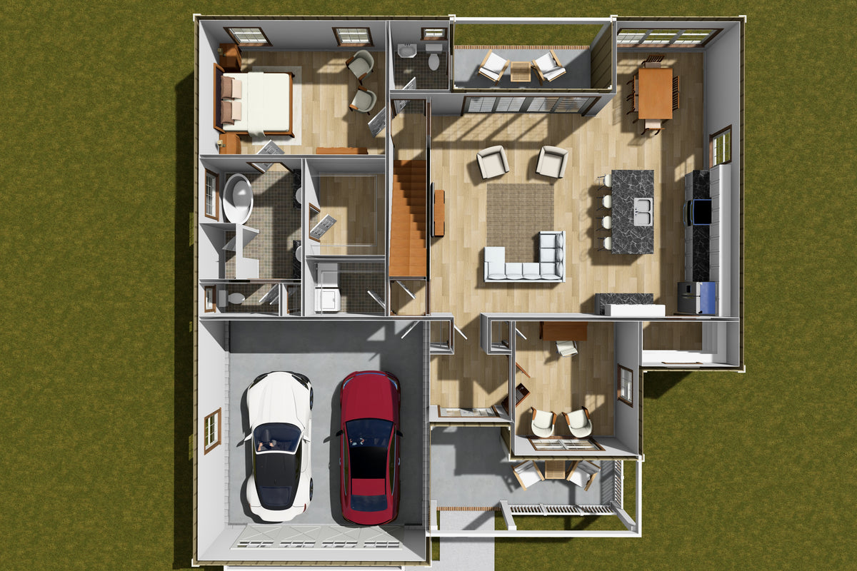 J7253-E Orchard Park House 3D First Floor