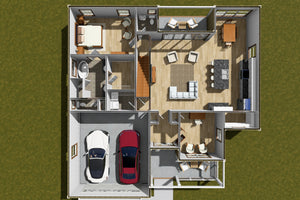 J7253-E Orchard Park House 3D First Floor