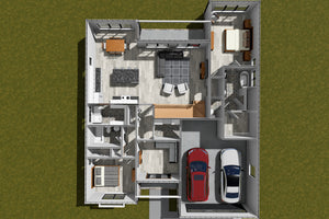 J7258-E Lakecrest House 3D First Floor