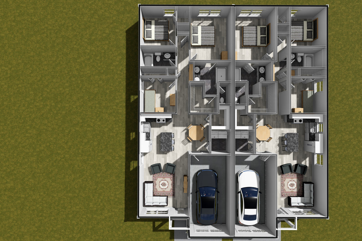 J7259-E Riverstone Duplex House 3D First Floor