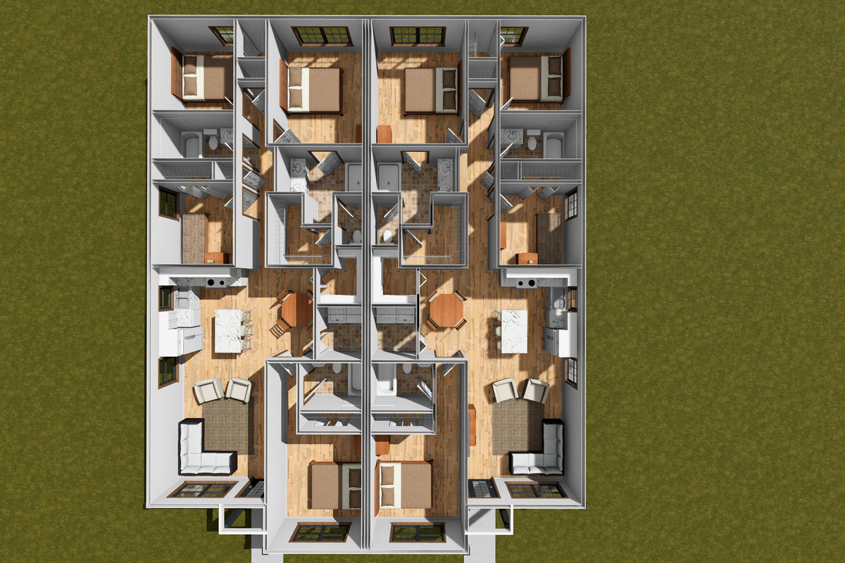 J7260-E Sunridge House 3D First Floor