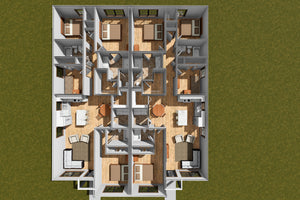 J7260-E Sunridge House 3D First Floor