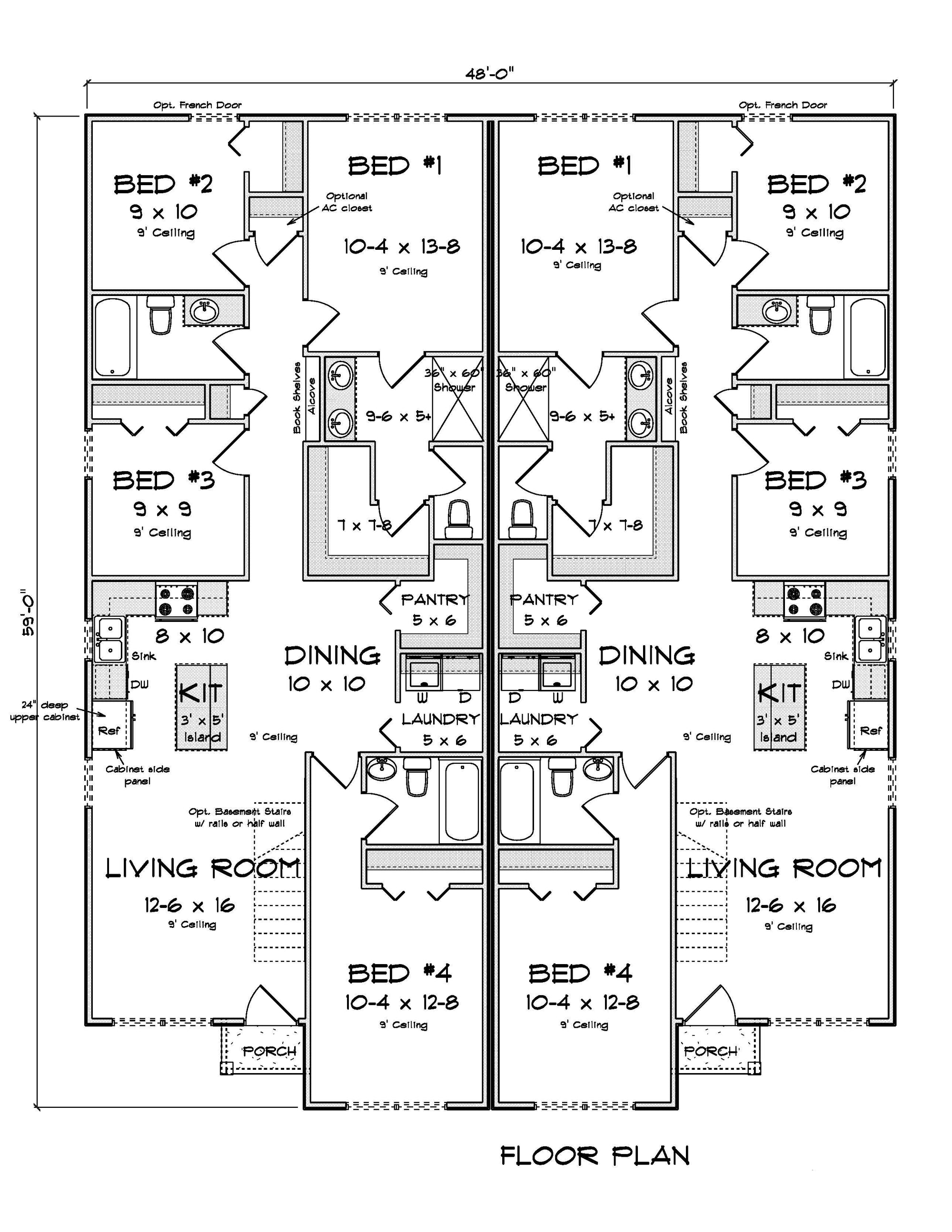 J7260-E Sunridge Duplex House