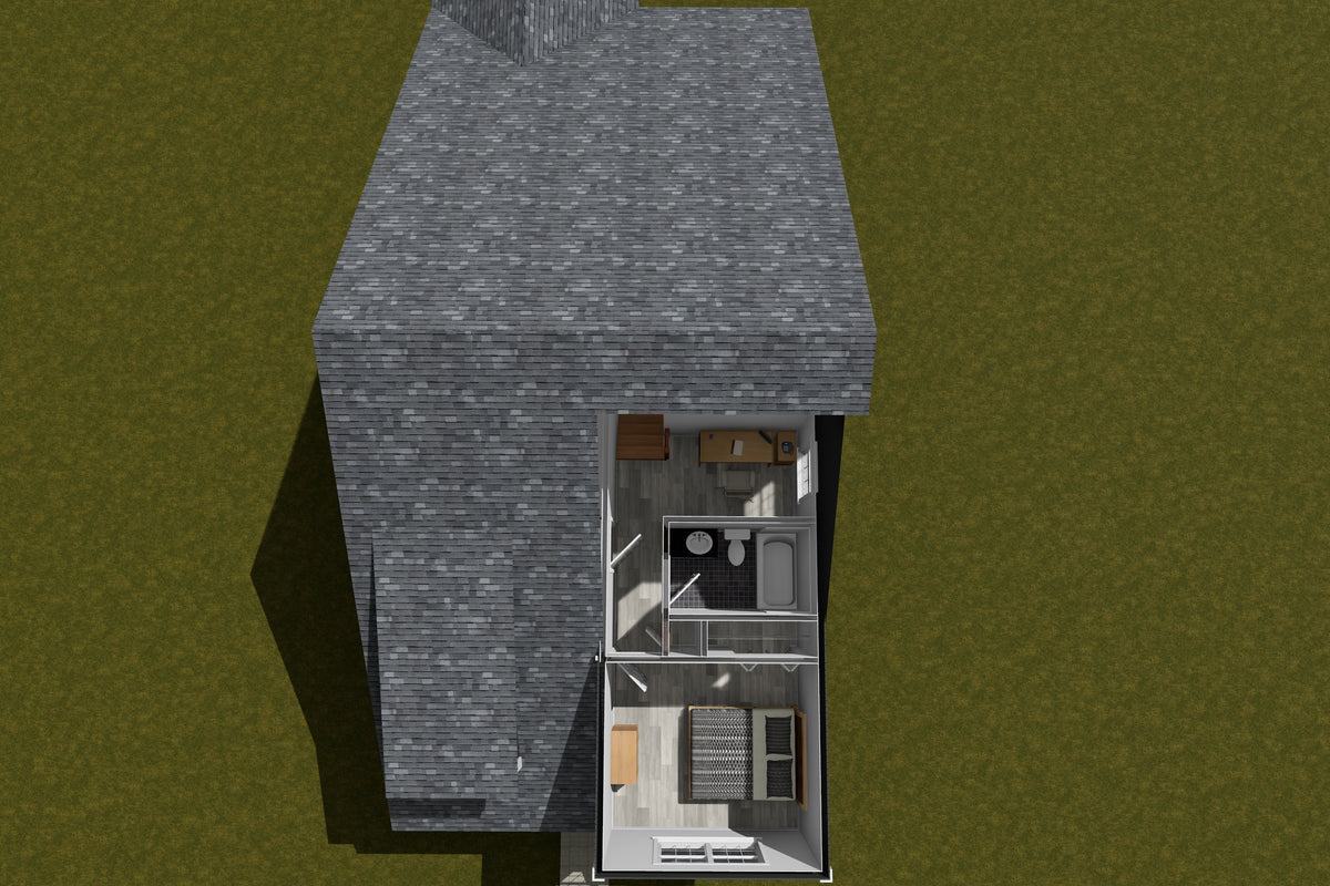 J7399-E 24591 House 3D Second Floor 3 Beds 3 Baths