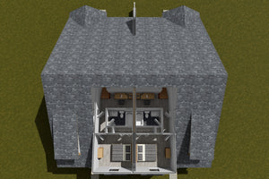 J7402-E 24594 House 3D Second Floor 3 Beds 3.5 Baths