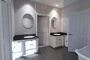 J7541-E Cottage House Master Bathroom, 4 Bedrooms, 3.5 Bathrooms | Plan 24611