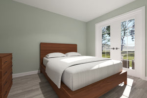 J7542-E Duplex House Bedroom, 2 Bedrooms, 2 Bathrooms | Plan 24612 