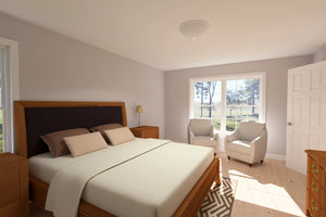J7556-E Cottage House Master Bedroom, 4 Bedrooms, 2.5 Bathrooms | Plan 24613 