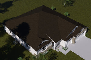 J7559-E Cottage House, 4 Bedrooms, 3.5 Bathrooms | Plan 24616 Exterior-7