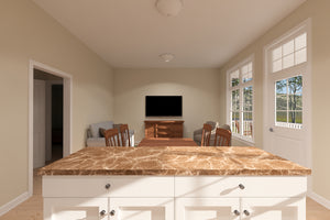 J7562-E Cottage House Dining, 2 Bedrooms, 2 Bathrooms | Plan 24618 