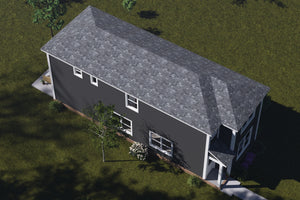 J7563-E Modern House, 4 Bedrooms, 3 Bathrooms | Plan 24619 Exterior-6