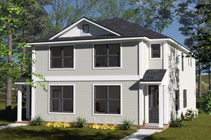 J7564-E Traditional Duplex House, 8 Bedrooms, 6 Bathrooms | Plan 24620 Exterior-1