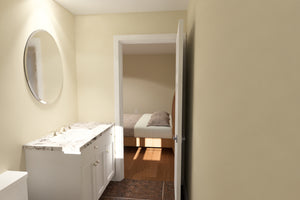 J7734-E Cottage House Bathroom, 2 Bedrooms, 2 Bathrooms | Plan 24621