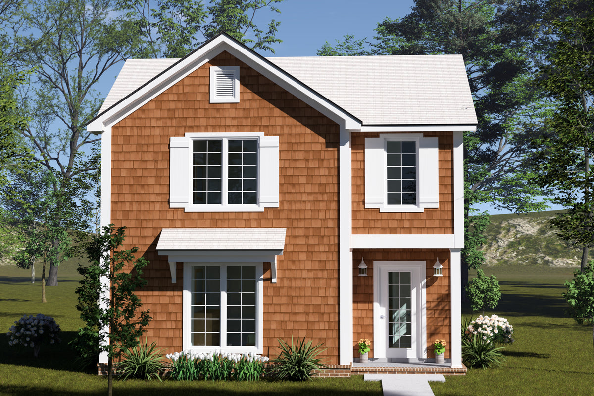 J7738-E Craftsman House, 2 Bedrooms, 2 Bathrooms | Plan 24625 Exterior