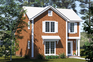 J7738-E Craftsman House, 2 Bedrooms, 2 Bathrooms | Plan 24625 Exterior-6
