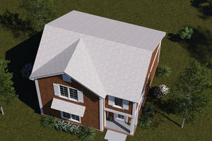 J7738-E Craftsman House, 2 Bedrooms, 2 Bathrooms | Plan 24625 Exterior-7