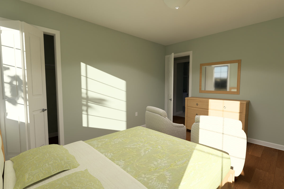 J7739-E Cottage House Master Bed, 3 Bedrooms, 3 Bathrooms | Plan 24626 