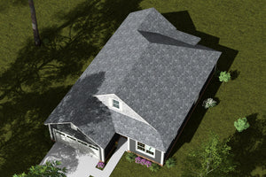 J7740-E Cottage House, 3 Bedrooms, 2 Bathrooms | Plan 24627 Exterior-6