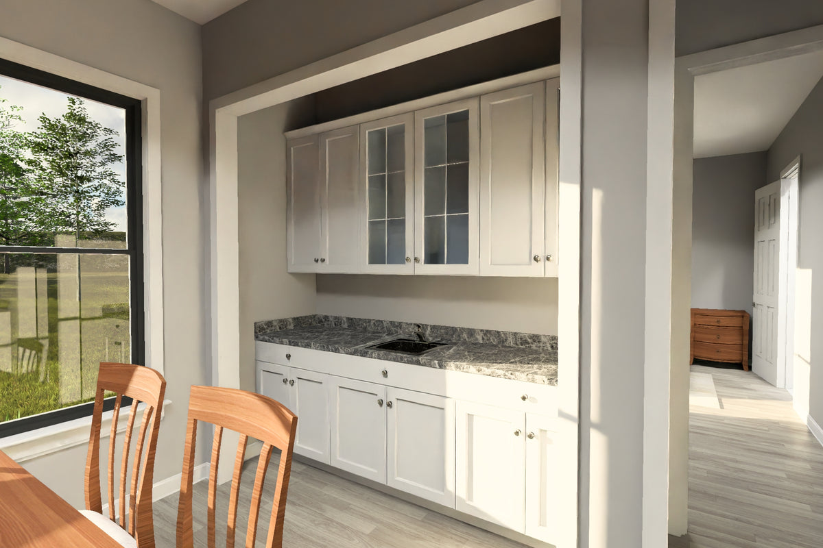 J7741-E Modern House Coffee Bar, 4 Bedrooms, 2.5 Bathrooms | Plan 24628 