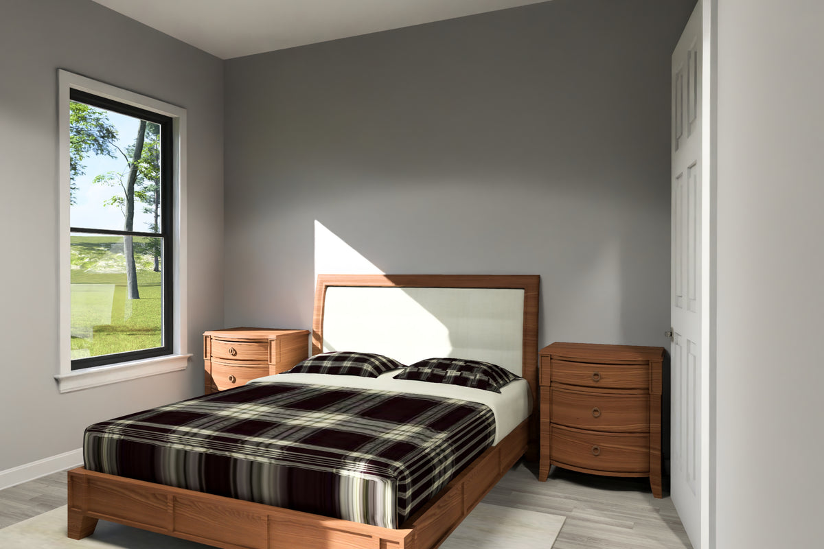 J7741-E Modern House Master Bedroom, 4 Bedrooms, 2.5 Bathrooms | Plan 24628 